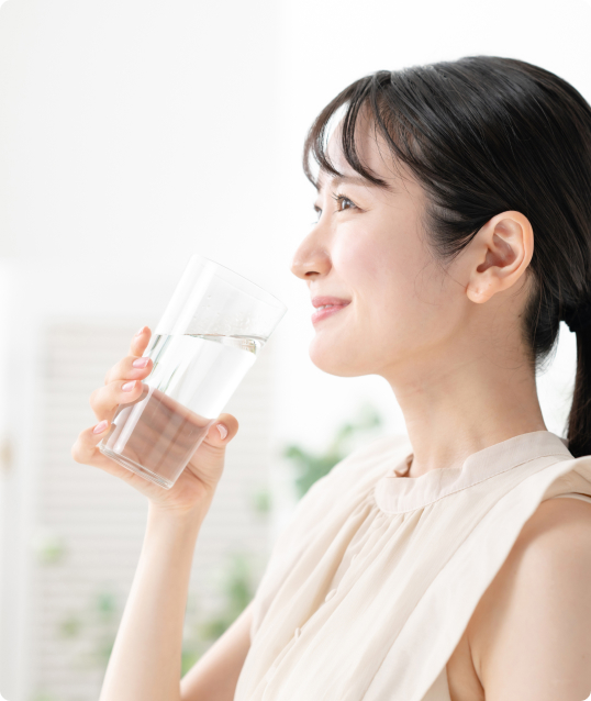 日本人の味覚に合う軟水のイメージ
